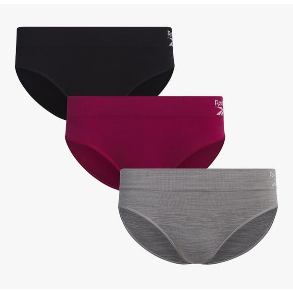 New 3 pack Reebok women's seamless bikinis size S - Picture 1 of 8
